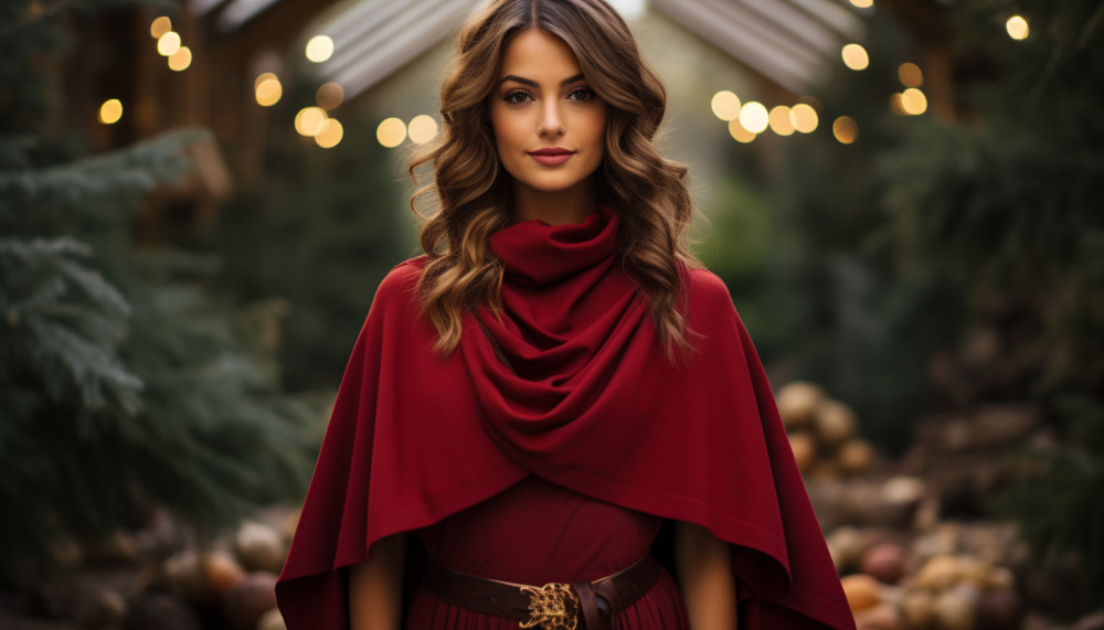 Styling-Tipps für den roten Damen-Winter-Poncho: Vielseitige Kombinationsmöglichkeiten für den Alltag und besondere Anlässe